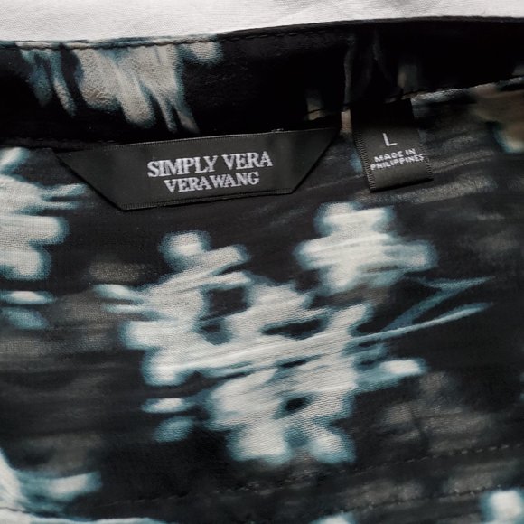 Simply Vera Wang blouse NWT sz L - Picture 6 of 6